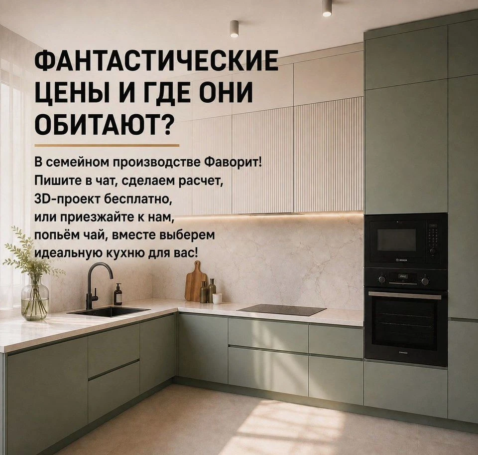 Кухни на заказ — кухня с семейного производства